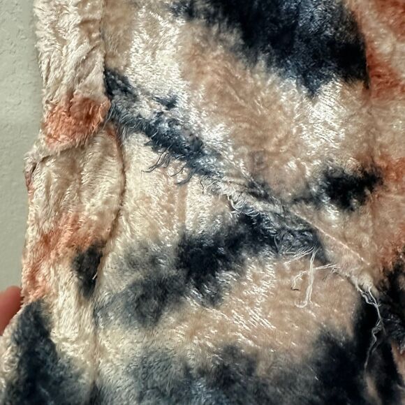 FREE PEOPLE Serious Swagger Maxi Skirt Tie Dye Velvet Pull On NWOT - Picture 6 of 10